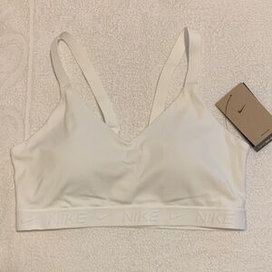 Nike Indy dri fit white sports bra! NWT
